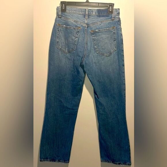 Abercrombie & Fitch Blue Cropped Jeans - Picture 4 of 11